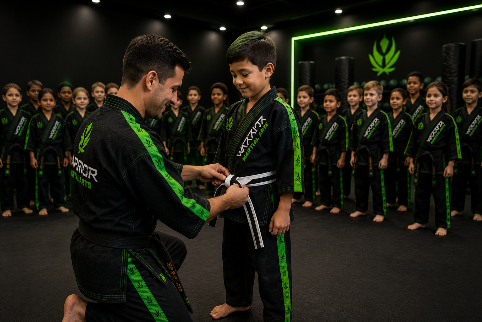 Earning the next belt — the moment years of practice come together.